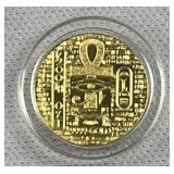 1/200th Ozt. .9999 Gold 24K Egyptian Round