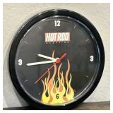 Hot Rod Magazine Wall Clock, 10"