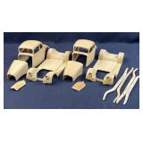 (2) Vintage Custom Willys Model Projects, Resin
