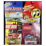 (4) Assorted Branded Willys Coupe Die Casts