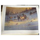 G. Harvey Art Print "Riding with Grampa", Numbered