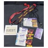 (2) Mecum Auction Lanyards & Misc Show Passes