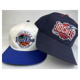 (2) Basketball Snapback Caps