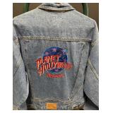 Vtg Nassau Planet Hollywood Jean Jacket