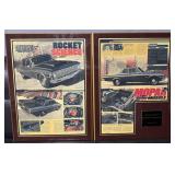 (2) Mopar Muscle Magazine Nov. 2011 Wooden Plaques