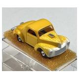 Rare Vtg. Aurora T-Jet Willys HO Slot Car, Yellow