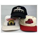 Black Willys Velcroback Cap & 2 Willy Car Pictoria