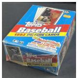 1992 Topps Baseball Sealed Wax Box