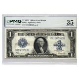 1923 US $1 Lg. Silver Certificate, PMG 35 Ch. VF