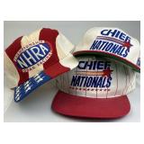 (3) Assorted Red White & Blue Snapback Caps