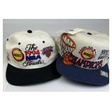 2 NBA Rockets Baseball Caps-1 Finals & 1 Champion