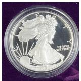 1992 Proof American Silver Eagle 1oz .999