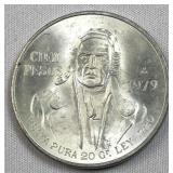1979 Mexico Silver 100 Pesos, Morelos .720