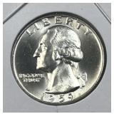 1959 Silver Washington Quarter, Gem BU 90%