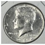 1964 JFK 90% Silver Half Dollar, Uncirculated