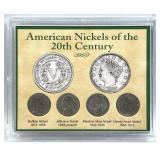 American Nickels of the 20th Century Set w/