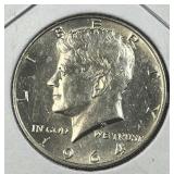 1964 JFK 90% Silver Half Dollar, Uncirculated