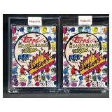 (2) 1981 Topps Wax Wrapper by Gregory Siff #932