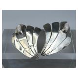 925 Silver Native American Wing MOP Earrings