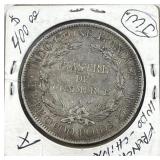 1900 Silver French Indo China Trade Dollar .900
