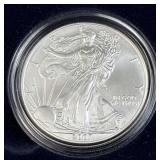 2007-W Burnished American Silver Eagle 1 oz .999