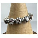 925 Silver & Wild Horse Eternity Band