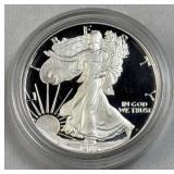 1986-S Proof Silver Eagle, 1st Year US .999 1oz