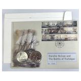 2005 Royal Mint Trafalgar Coin & Stamp Set