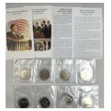(8) 1979-2020 JFK 50c in Capsules w/ Info Cards
