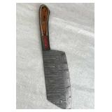 Lg Damascus Steel Fixed Blade Knife