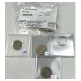 10 pc Westward Jefferson Nickel Set + 3 Buffalo+V