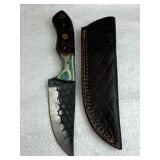 Handmade Steel Fixed Blade Knife w/ Sheath