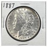 1887 Morgan Silver Dollar,Nice Luster, US $1
