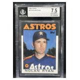 1986 Topps Nolan Ryan #100 Beckett 7.5 NM+