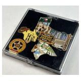 SuperBowl XXXVIII Commem. Pin Set, Texas