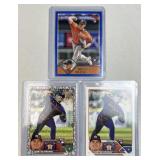 (3) 2023 Astros Hunter Brown Rookie Cards, Topps