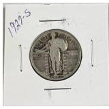 1927-S Standing Liberty Silver Quarter, US 90%
