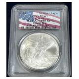 2001 Silver Eagle Recovered from Ground Zero