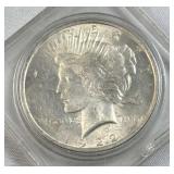 1922 Peace Dollar, US $1 Coin, 90%