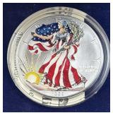 1999 American Silver Eagle, Colorized .999 Fine