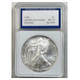 1995 American Silver Eagle 1oz .999 Fine