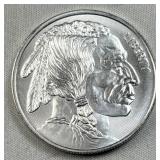 1oz Silver Buffalo & Chief Round .999 Fine BU