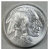 1oz Silver Buffalo & Chief Round .999 Fine BU
