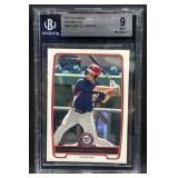 2012 Bryce Harper Rookie Bowman BGS 9