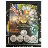 2026 USA 250th Folder, Whitman Full Color +10c