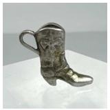 925 Silver Vintage Cowboy Boot Charm/Pendant