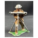 c. 1930's USA Lead Soldier Toy, Surveyor