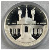 1984 Silver Proof Dollar, LA Olympics 90%