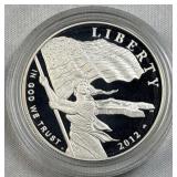 2012 Silver Proof Dollar, Star Spangled Banner