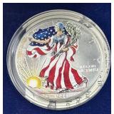 1999 American Silver Eagle, Colorized .999 Fine